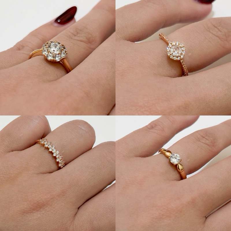 CINCIN TITANIUM WARNA ROSE GOLD GELANG ANTI KARAT BRACELET GOLD SILVER EMAS PERAK HADIAH ULANG TAHUN