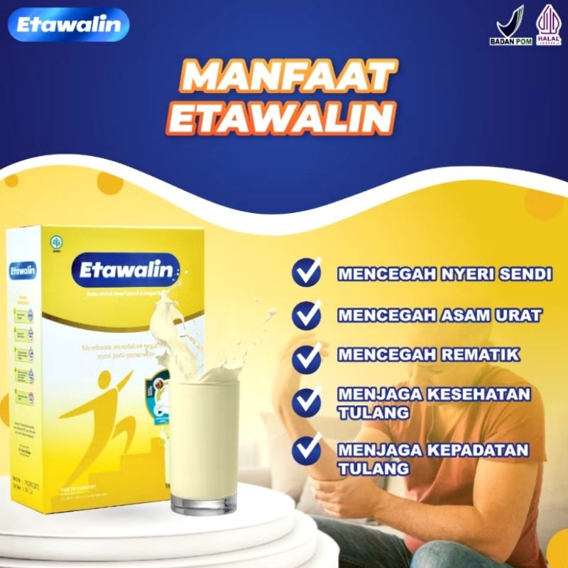 

Etawalin | Susu Etawaku | Susu Herbal Atasi Nyeri Sendi Asam Urat Rhematik 200gram Bpom