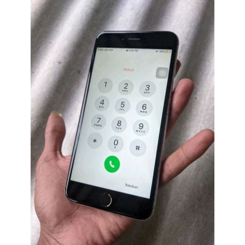 LCD iPhone 6s Plus copotan Original Set