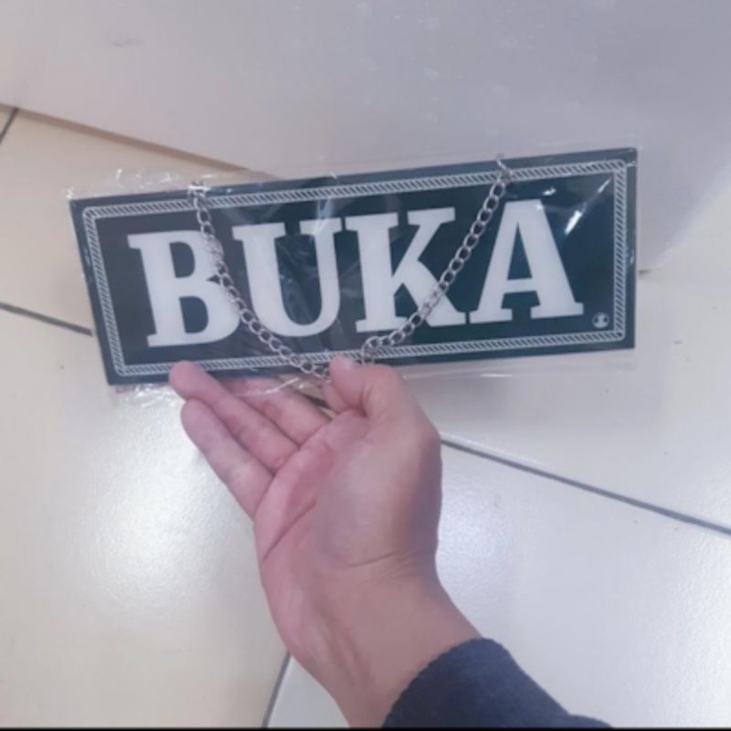 

Label Tulisan/Papan Arklilik Bolak/Balik Tulisan Istirahat dan Buka