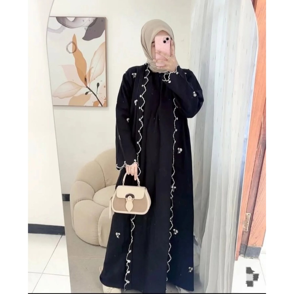 PROMO  AURORA ABAYA / ABAYA WANITA KEKINIAN / ABAYA TURKI MEWAH SUPER ELEGANT / ABAYA TURKI DUBAI KU
