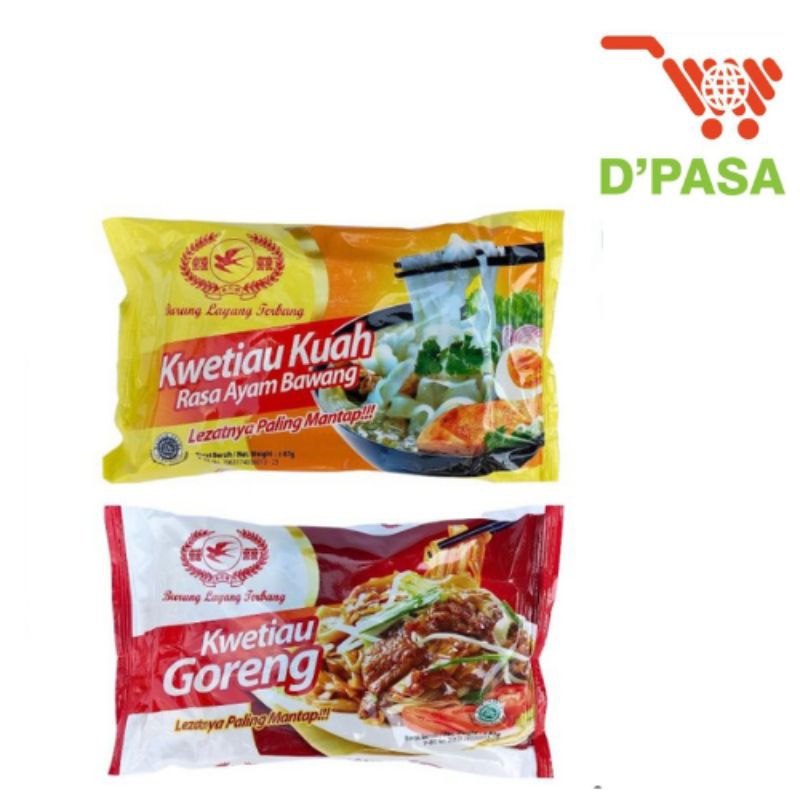 

Kwetiau Goreng kwetiau Kuah Instan kwetiau 85gr Cap Burung Layang Dpasa Padang