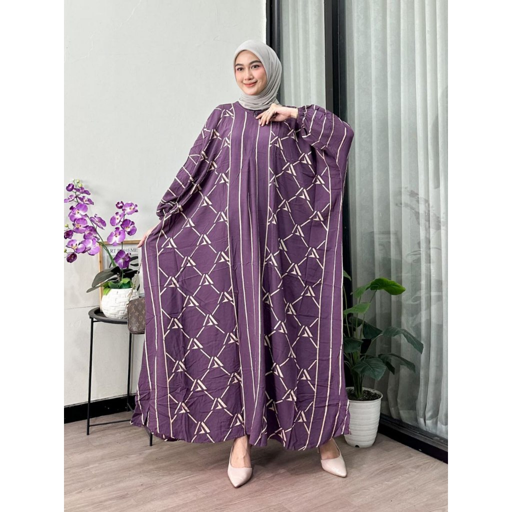 Gamis kaftan Armenia Rayon Terbaru Kaftan abaya Lengan Panjang busui Jumbo Kaftan Daster Kekinian