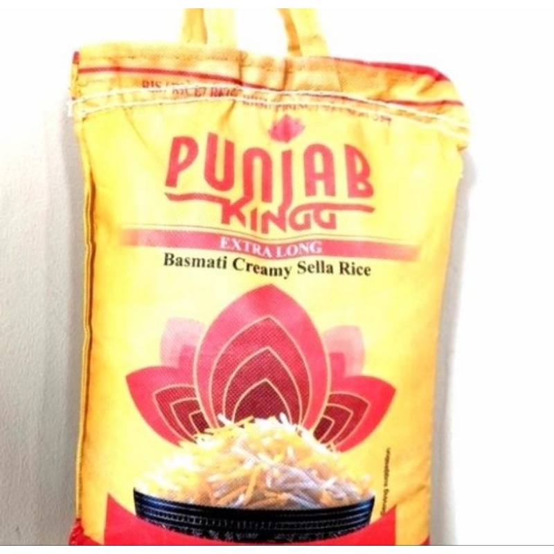 

Beras Basmati Punjab king 5kg Extralong creemy