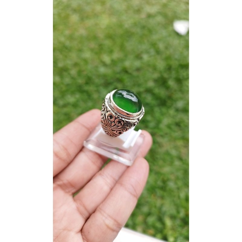 Cincin Ijo Botol Serpentine