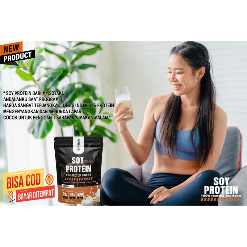 SUSU DIET WANITA BUBUK WHEY PROTEIN KEDELAI BUBUK TINGGI PROTEIN UNTUK CUKUPI PROTEIN HARIANMU 1000 