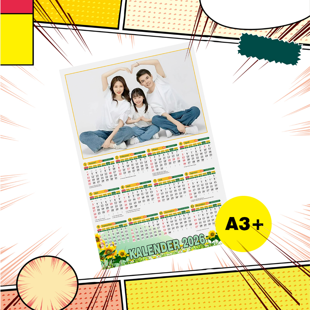 

COSTOM KALENDER 2025 - 2026 BISA PAKE FOTO SENDIRI LENGKAP DENGAN TANGGAL HIJRIYAH DAN TANGGAL JAWA