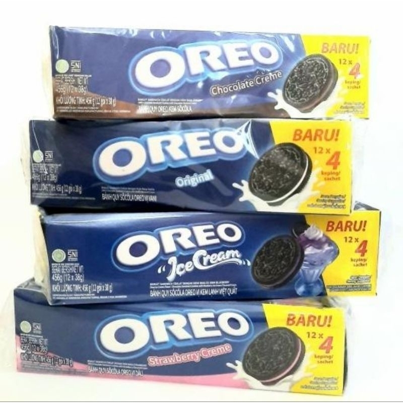 

Oreo 38gr - 12sachet @ isi 4 keping