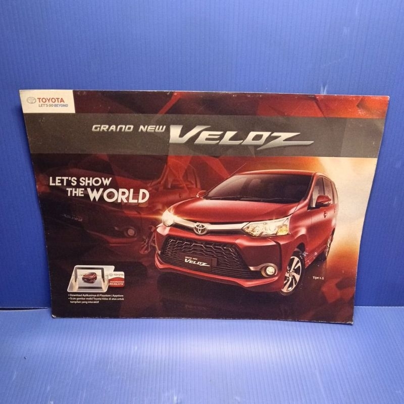 poster brosur leaflet Toyota grand New veloz