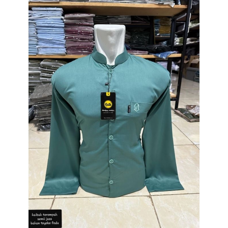 SEMI JAS KOKO TEROMPAH KUALITAS PREMIUM KAFANA baju Koko terompah Koko semi jas terompah Koko teromp