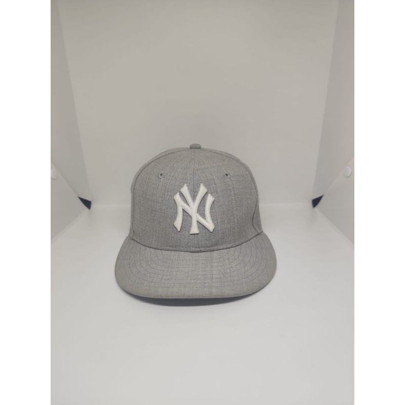 New York Yankees MLB 59Fifty Heather Grey Fitted