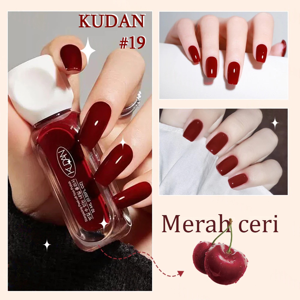 Kudan kutek/kudan kutek peel off/kutek halal untuk sholat/kutek kudan peel off halal/ (BPOM)【COD】