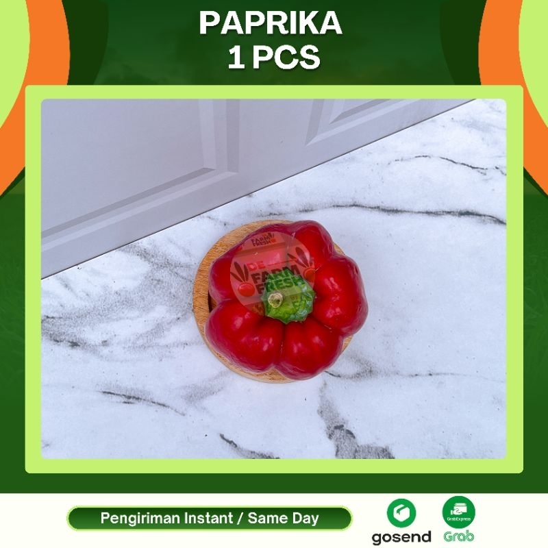 

Paprika Merah 1 Pcs [KIRIM INSTANT]