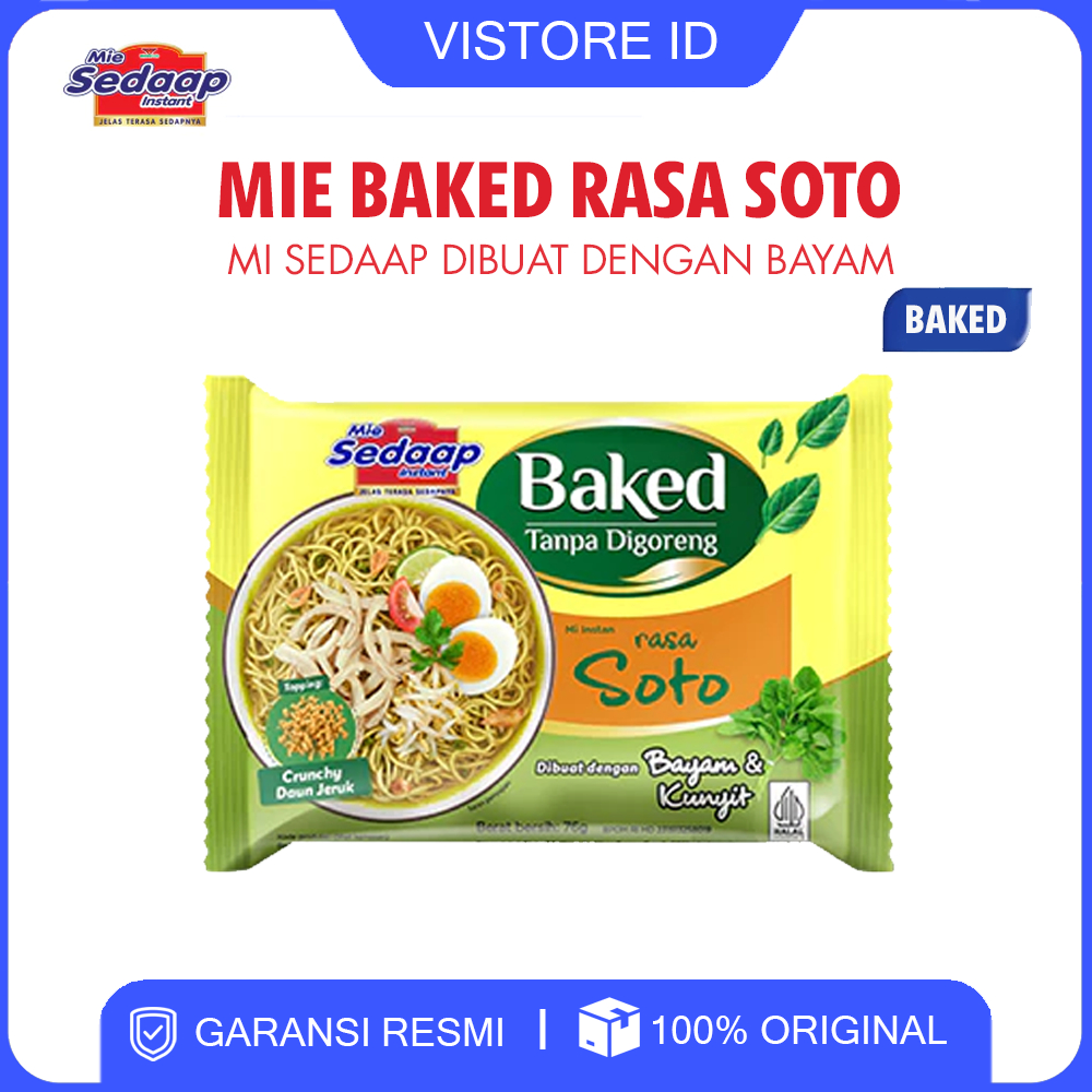 

Mie Sedaap Baked Rasa Soto | Mi Instant Sedap Rasa Soto