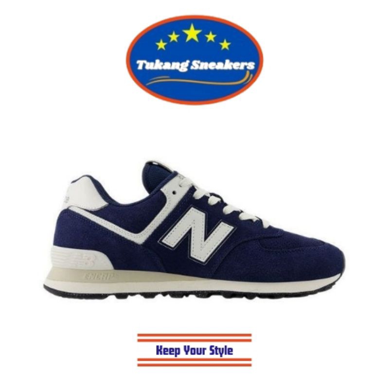 Sepatu Sneakers Pria New Balance 574 Navy NEWU574BCE
