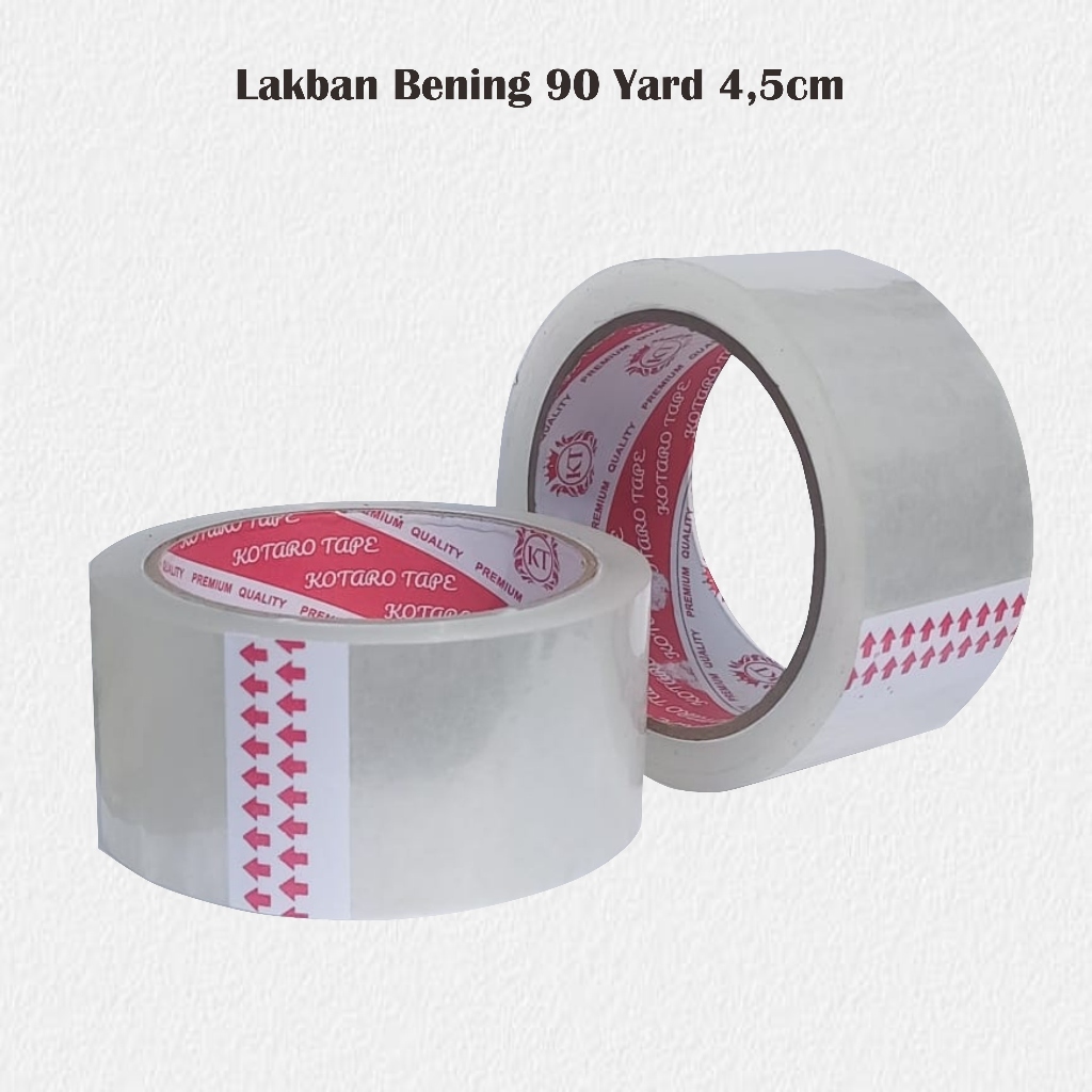 

isolasi/lakban bening/coklat 45mm*90yard