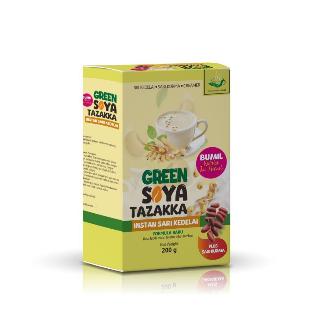 

Susu Green Soya Tazakka Khusus Ibu Hamil Murah Aman Halal Terbaru Gren Soya Bumil