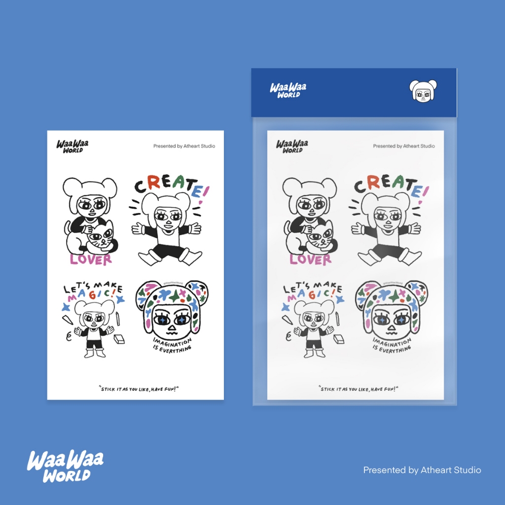 

WaaWaa World Sticker Pack - Lover