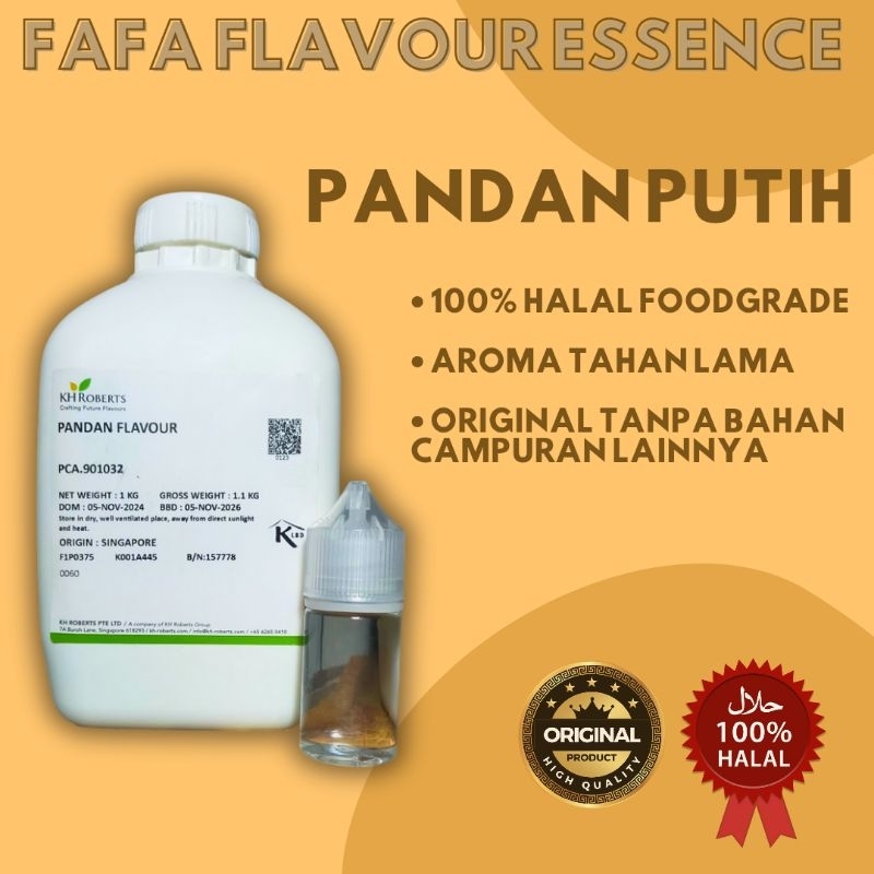 

Essen flavour essence pandan putih kh robert original