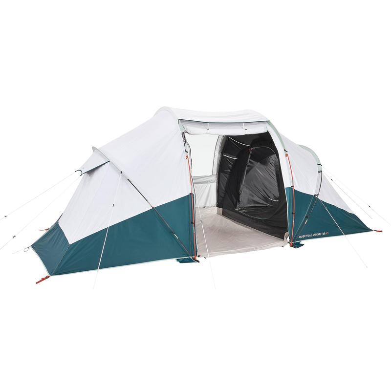Tenda Camping Keluarga Arpenaz 4.2 Fresh and Black