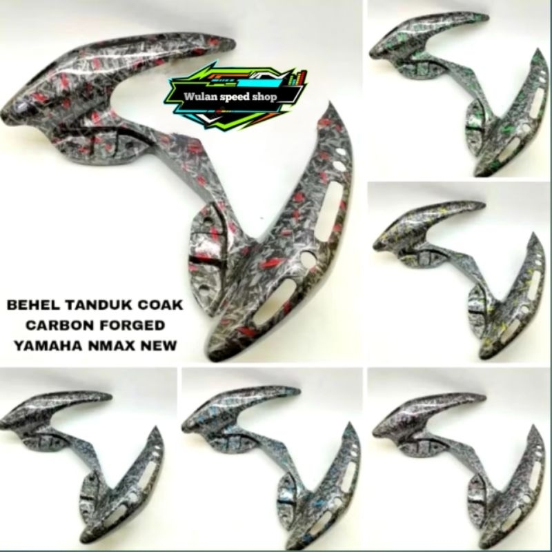 behel begel nmax New coak tanduk carbon forged begel Yamaha NMAX New coak carbon forged