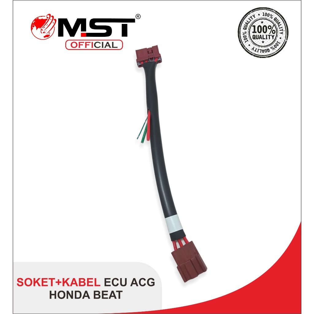 SOKET-KABEL ECU ACG BEAT ESP-SCOOPY ESP LAMA MERK MST