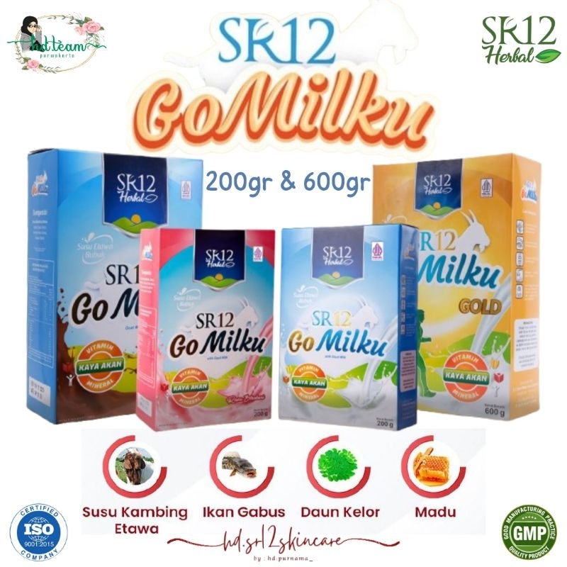 

GO MILKU SR12 600gr Original Cokelat Stroberi Gold Susu Kambing Etawa Gomilku Suplemen Penambah Napsu Makan Penggemuk Badan Menyehatkan Lambung dan Tulang untuk Lansia