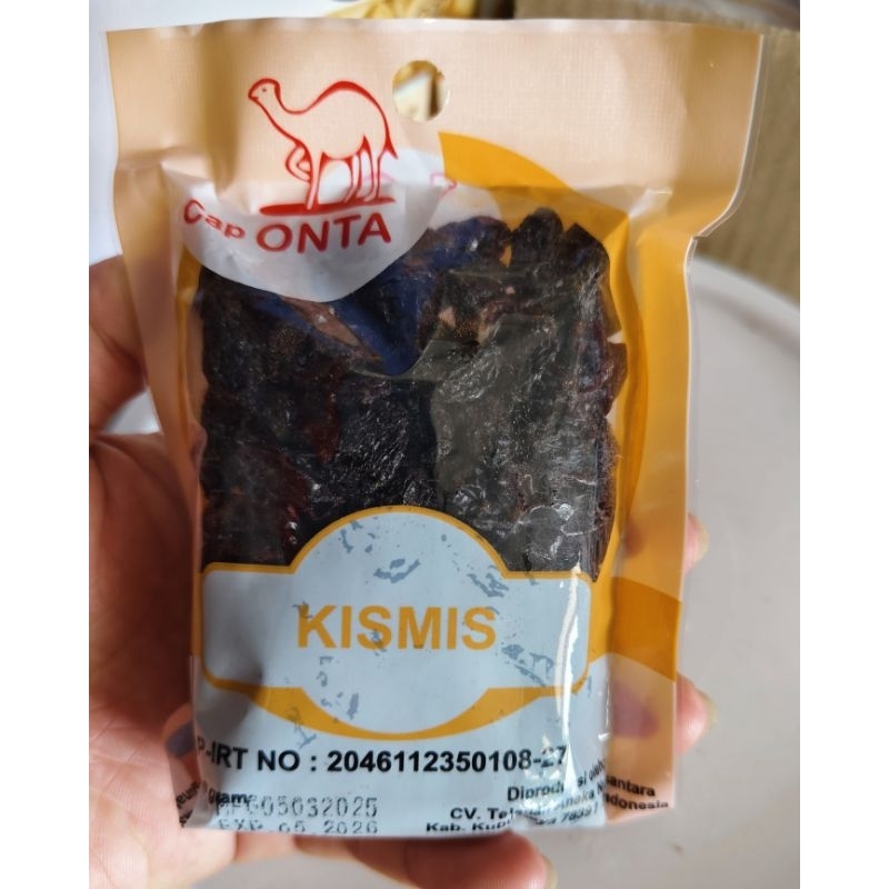 

Kismis /Buah Anggur Kering Cap Onta 100gram