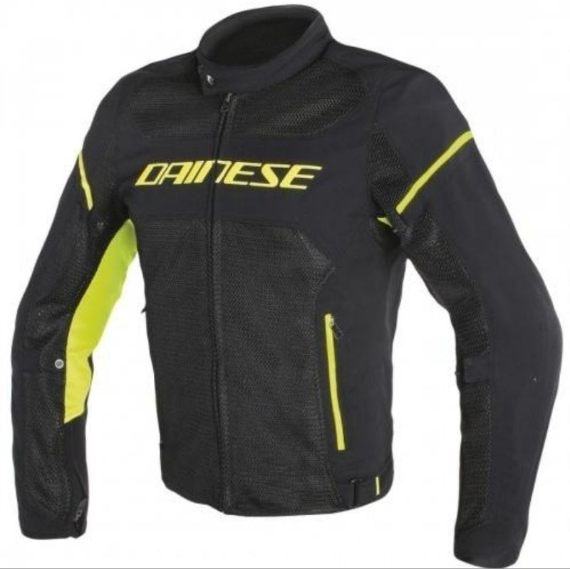 DAINESE Air Frame D1 TEX Black Yellow Fluo Jaket Motor
