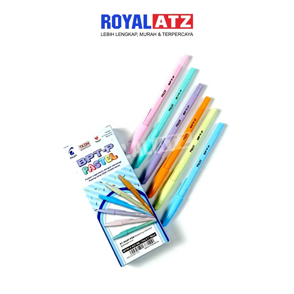 

Pulpen BPT-P Cover Pastel PILOT / Pen BPT-P Pastel 0.7 Fine Point