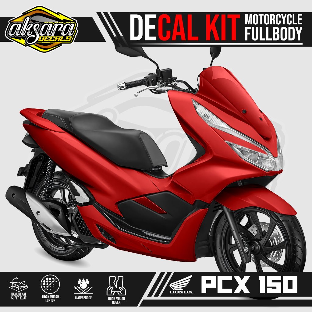 Cod Decal Sticker Motor Full Body Honda  PCX 150 Old Polos Request Custom Deka Stiker Premium