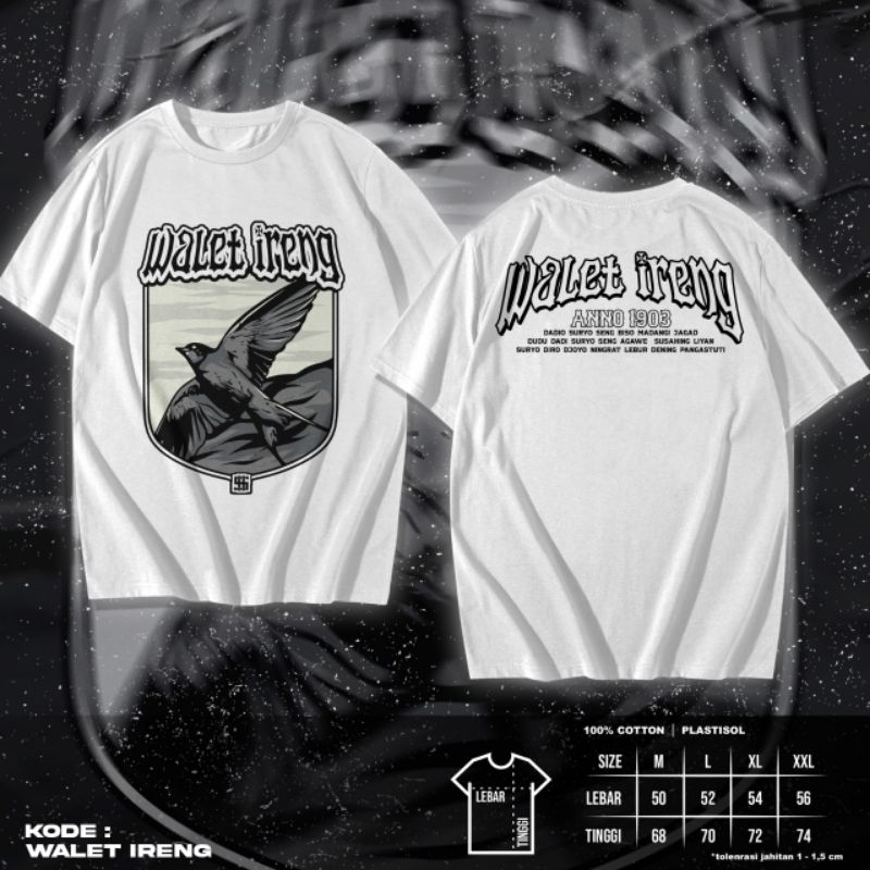 Kaos walet ireng anno 1903 kaos pendek panjang