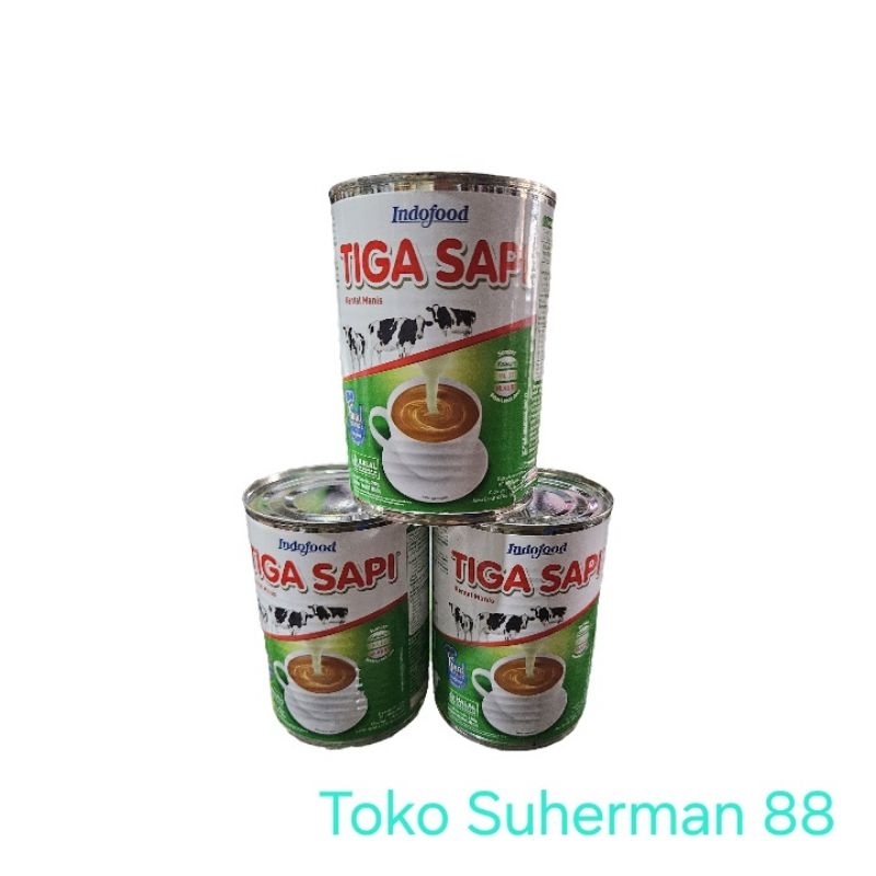 

SUSU KENTAL MANIS & COKLAT 3 SAPI KALENG PANJANG 490 g