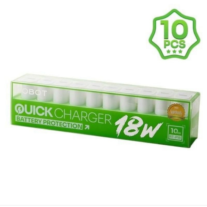 Robot batok charger RT-P18 adaptor single 18 watt