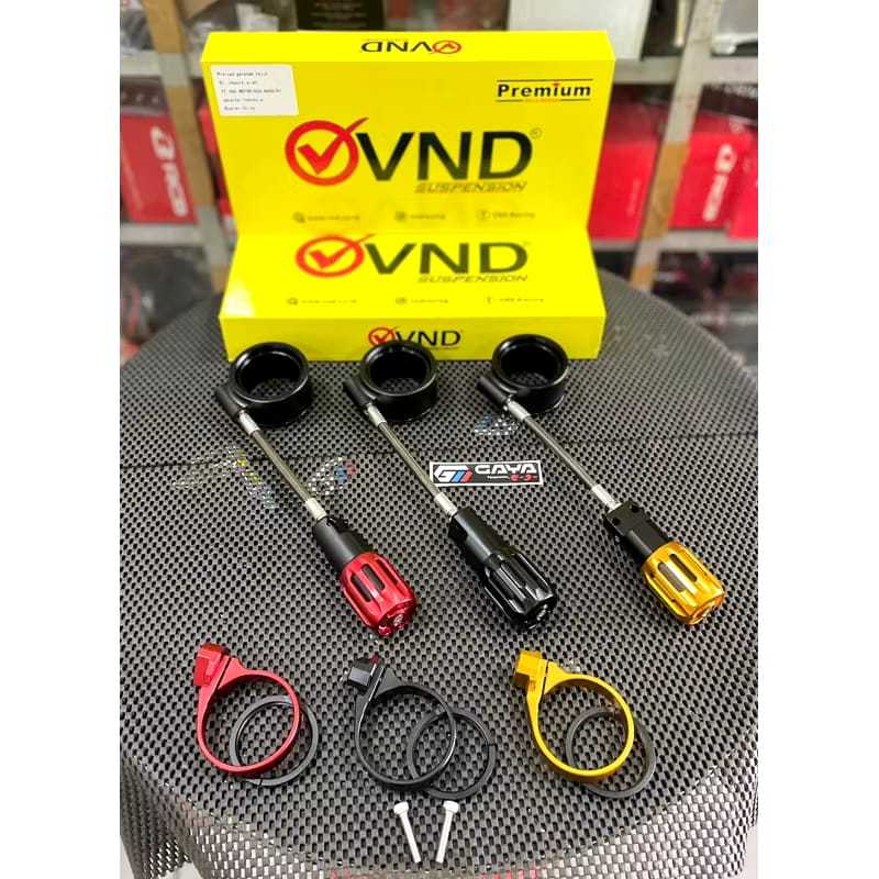 VND Racing Preload Adjuster Shockbreaker Universal Setelan Per Shockbreaker Tabung Atas dan Tabung B