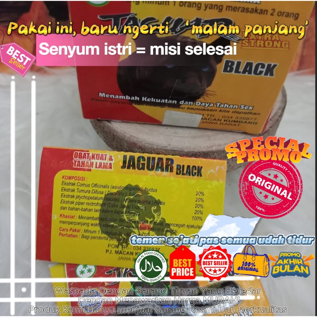 

JAGUAR HITAM ORIGINAL 100% AMAN TANPA EFEK SAMPING