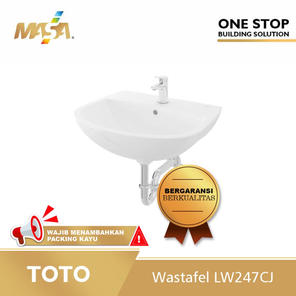 Wastafel TOTO LW247CJ Full Set Termurah