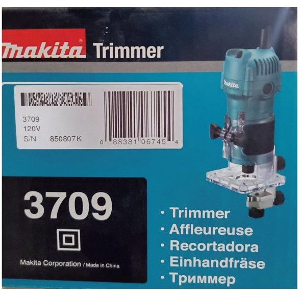 Mesin Profil Kayu Makita 3709 / Router Trimmer Makita 3709 ( bonus kaos makita)