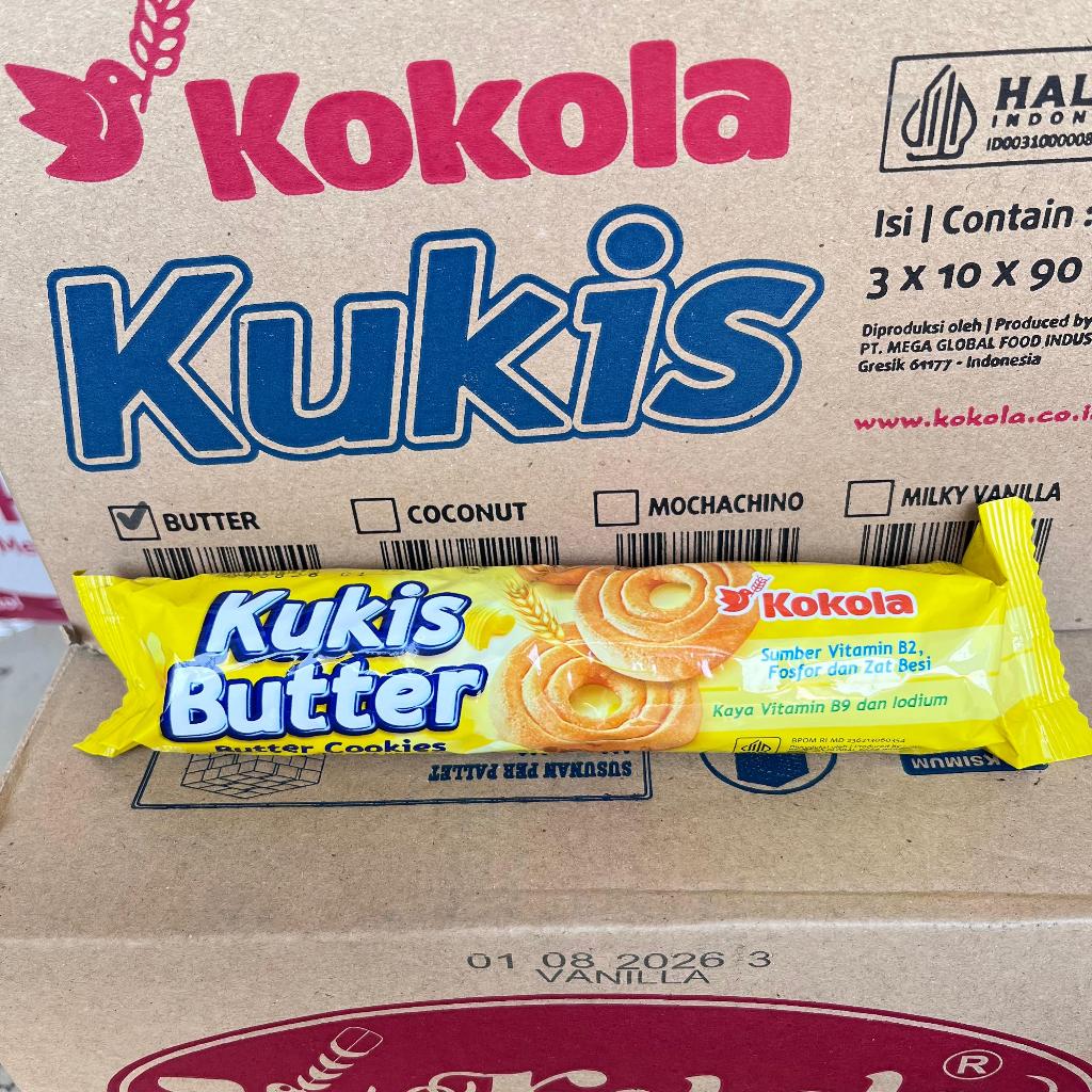 

kokola kukis 90 gram 1 dus isi 30 pcs