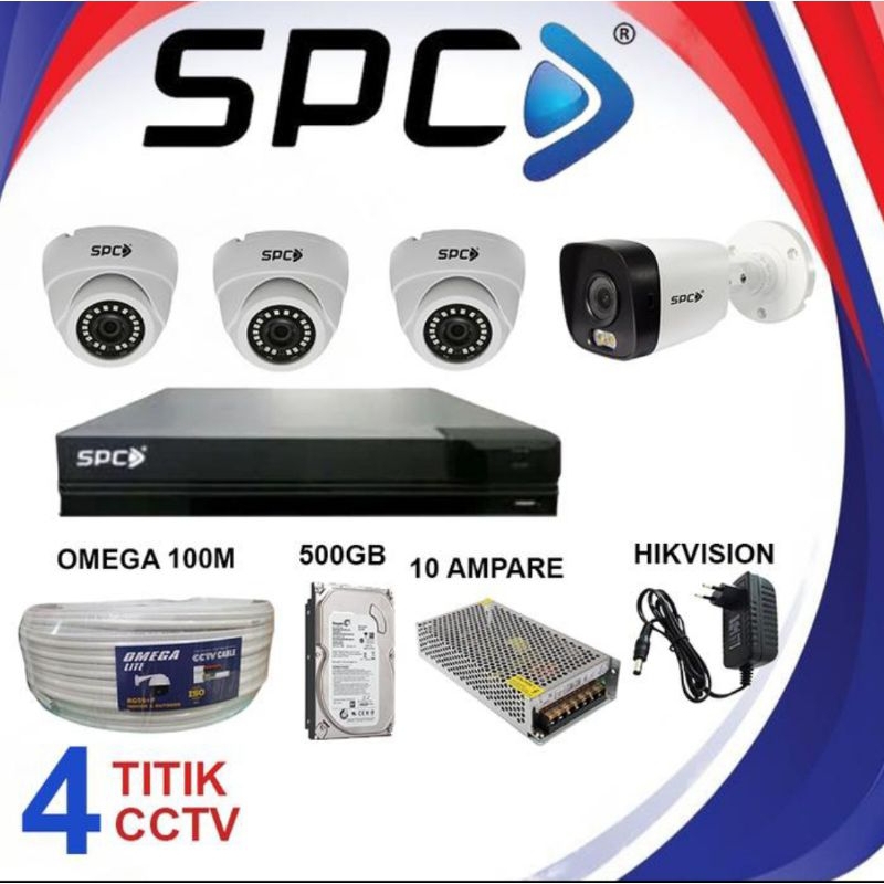 PAKET CCTV FULL SPC TKDN 2 MEGAPIXEL / 2MP