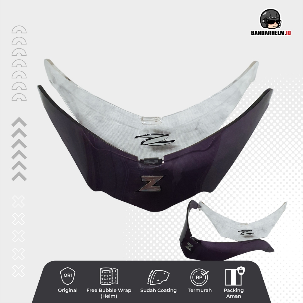 Spoiler Akrilik Helm Zeus 611 / 611c