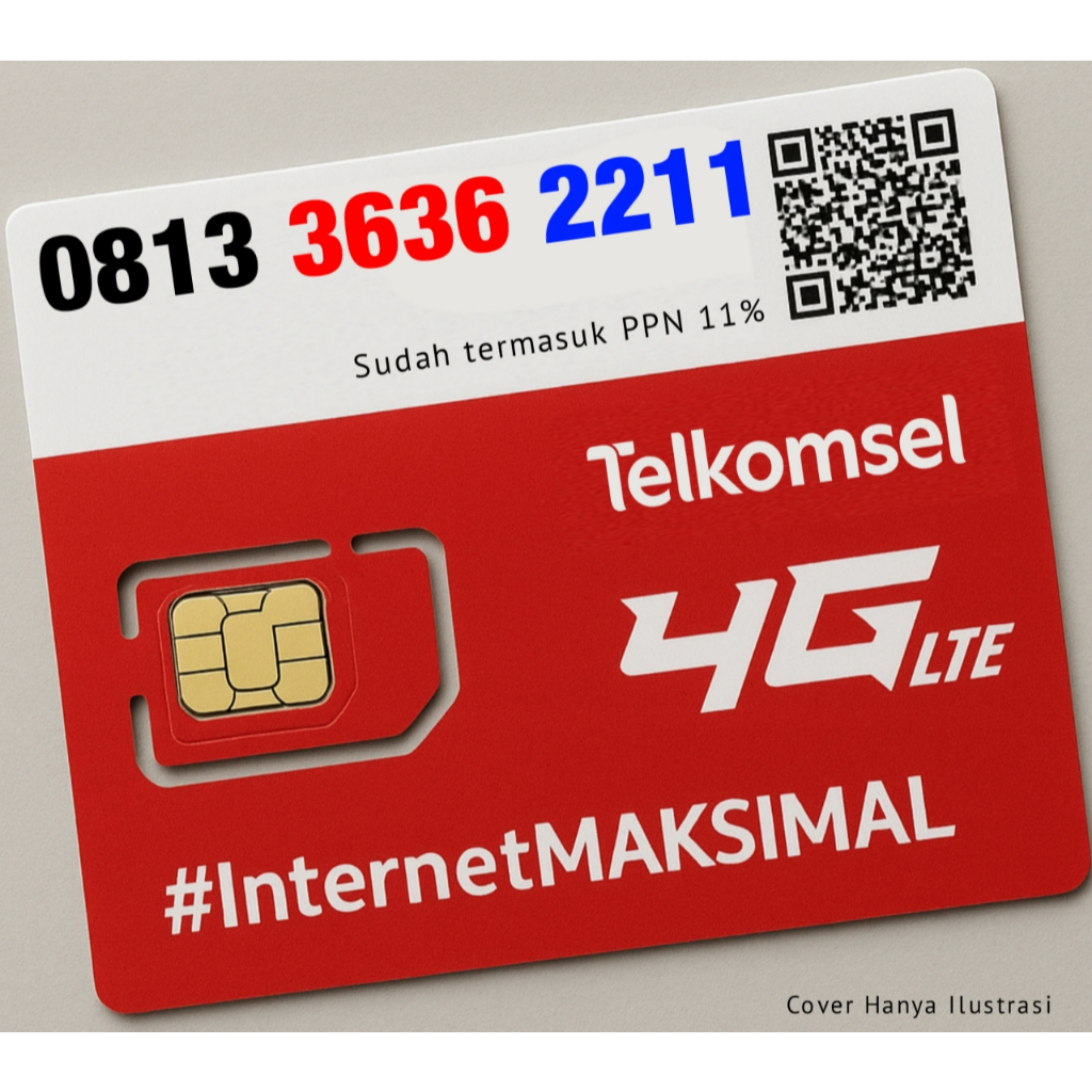Nomor Cantik Telkomsel Simpati ABAB AABB 36 22 11 - 0813 3636 AABB - 2211 2277