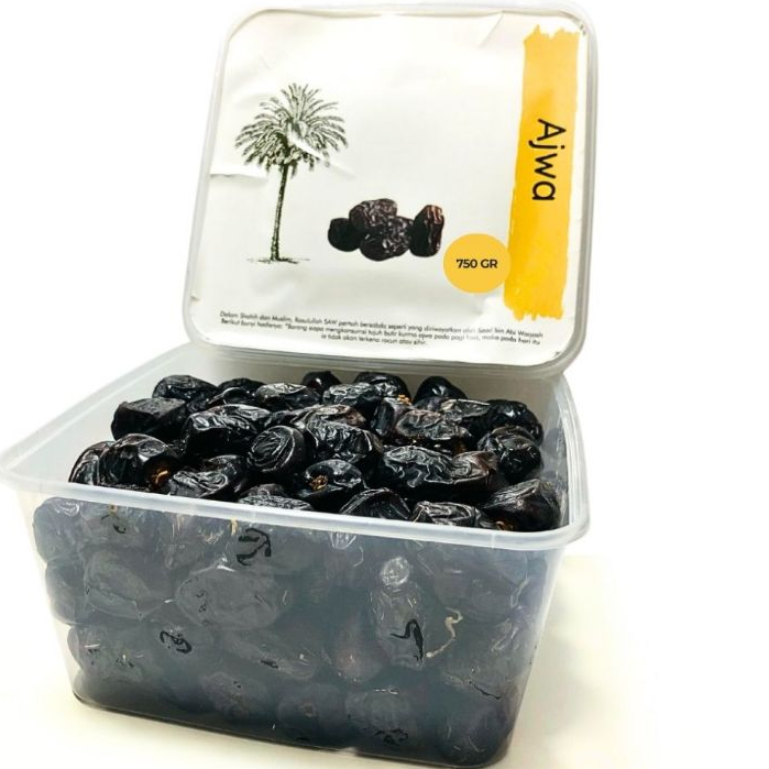 

AJWA 750GR GRADE 1 / KURMA NABI ASLI MADINAH / KURMA AJWA PREMIUM / KURMA AJWA JUMBO/ELSHANUM