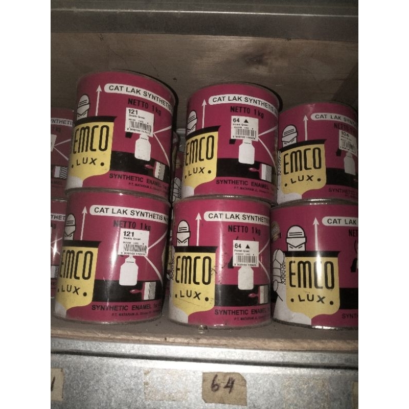 

Cat Minyak Kayu Tembok Besi Emco 1kg 1 liter harga termurah di shopee