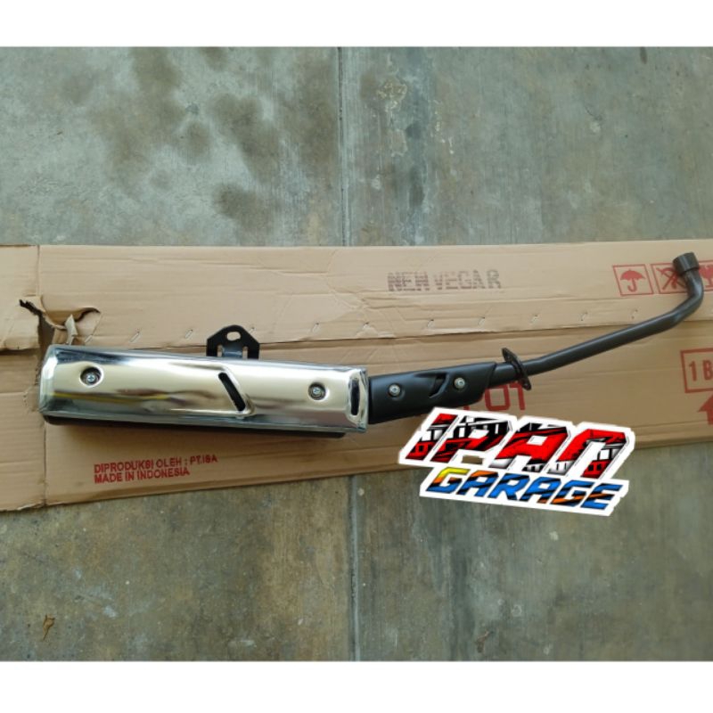 KNALPOT STANDART VEGA R NEW 110cc 2006 2007 2008 2009 KUALITAS ORIGINAL NO. 1