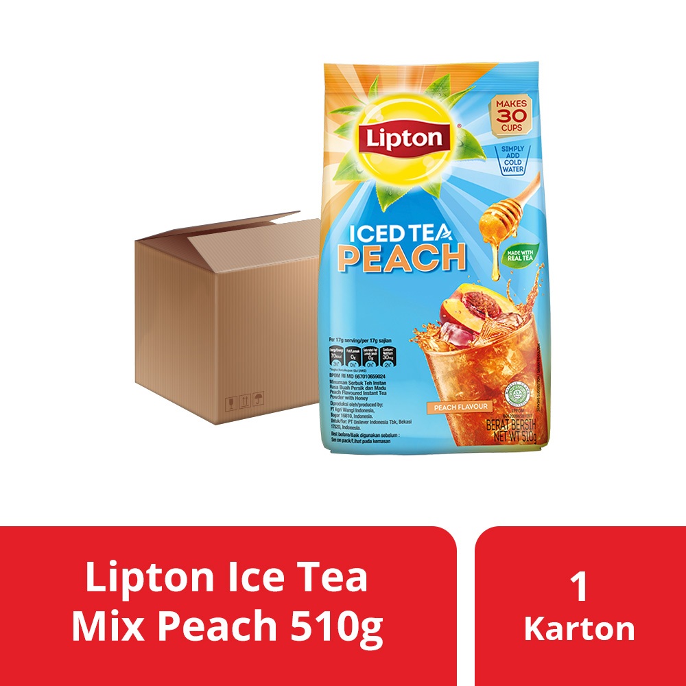 

Lipton Ice Tea Mix Peach 510 Gr Karton