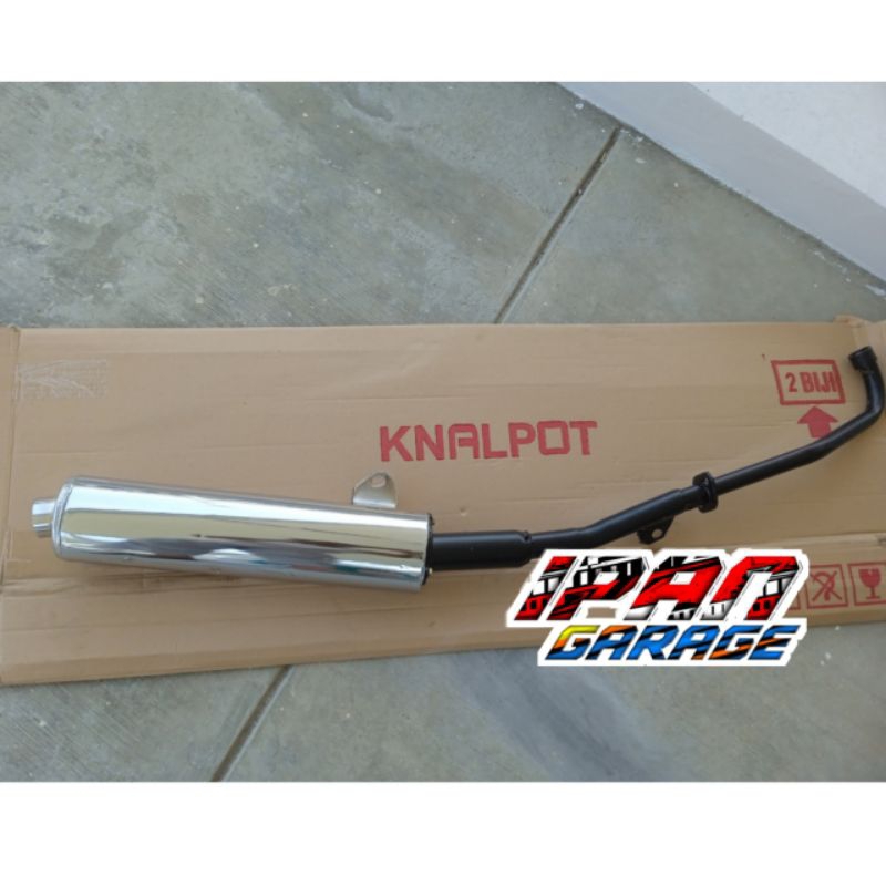 KNALPOT STANDART SUPRA X 125 NEW RR BATMAN 2007 2008 2009 2010 2011 2012 2013 KUALITAS ORIGINAL NO. 