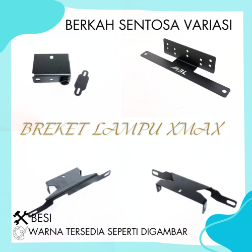 BRACKET LAMPU DUROMOTO X2 X3 XMAX DUDUKAN LAMPU FOGLAMP LED LASER BRAKET BREKET LAMPU MOTOR YAMAHA X