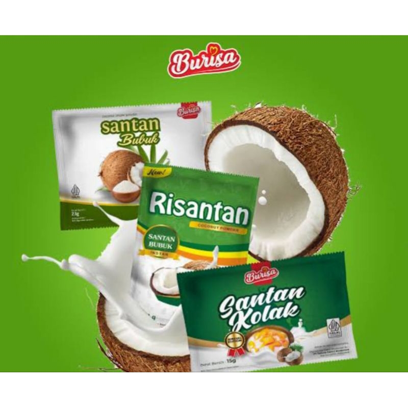 

Santan bubuk sachet Risantan 13g isi 10