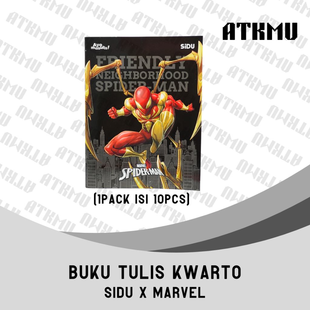 

Buku Tulis Sidu x Marvel Kwarto 58 Lembar